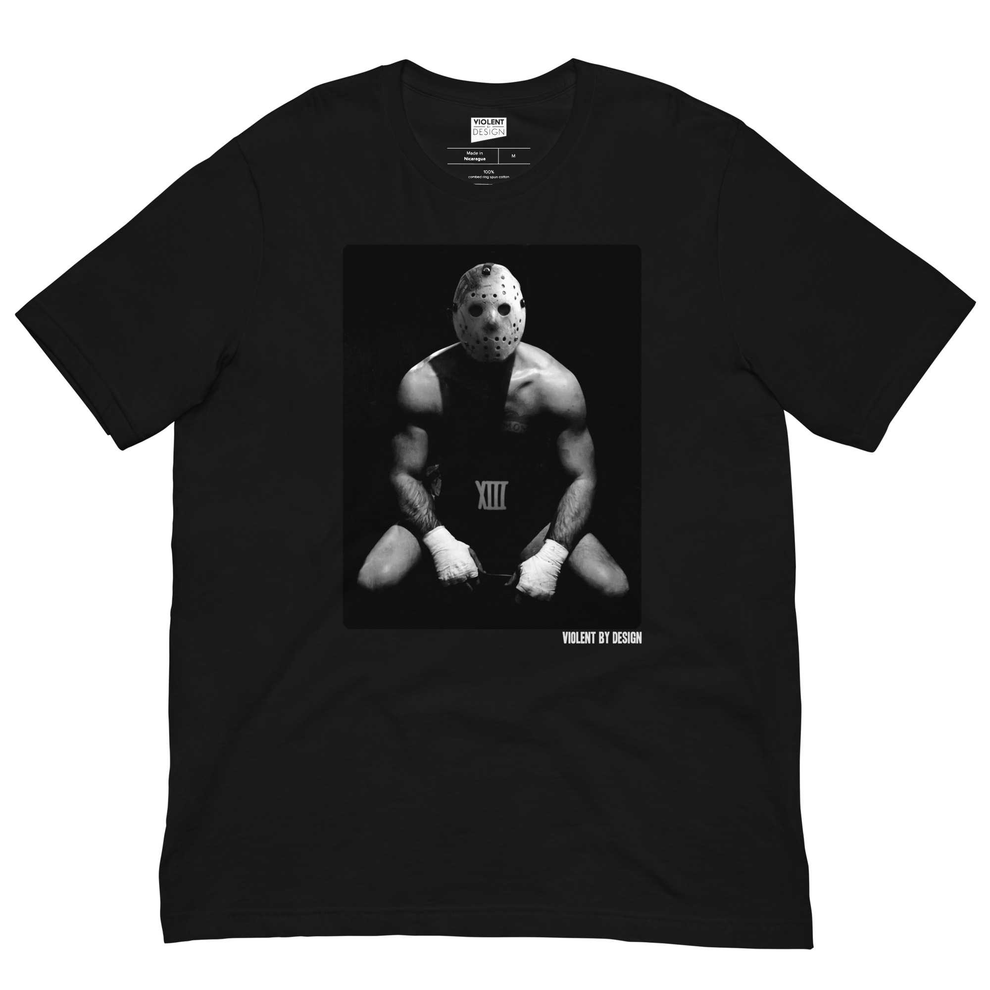 ★DNSR★ Violent T-shirt black unisex-staple-t-shirt-black-
